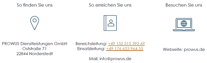 PROWUS Sicherheitsdienstleistungen | Hamburg